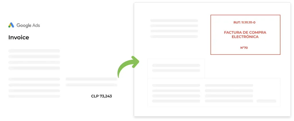 invoice y factura iva servicios digitales